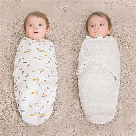 Sacos de dormir para bebé recién nacido 100 algodón manta envolvente