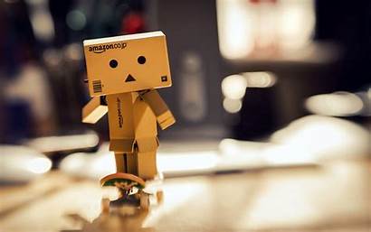 Box 4k Robot Danbo Skateboard Cardboard Character
