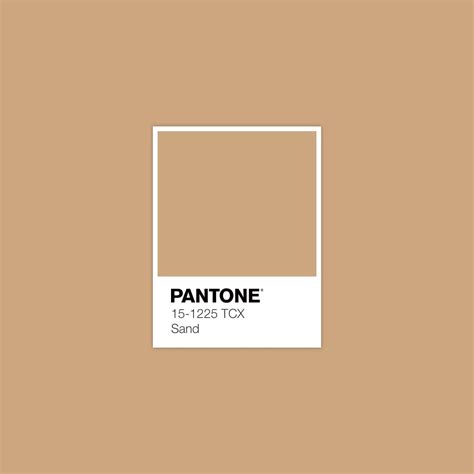 Pantone 15 1225 Tcx Sand · Color · Palette Collection