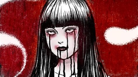 ️ T O M I E ️ Japanese Horror Anime Monochrome Cute Desktop Wallpaper