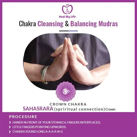 Sahastrara Chakra Cleanse Mudras Chakra Meditation