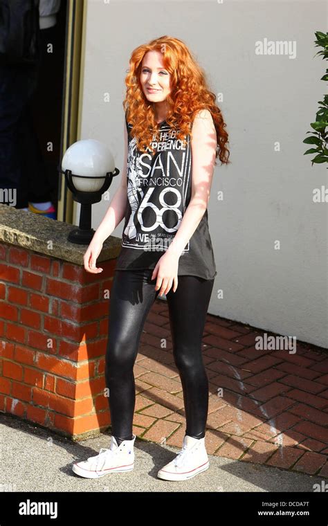 X Factor Finalist Janet Devlin Arrives At The X Factor Studios London