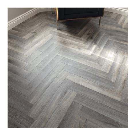 Emperor 12mm Laminate Flooring Grey Herringbone Oak In 2021 Grey