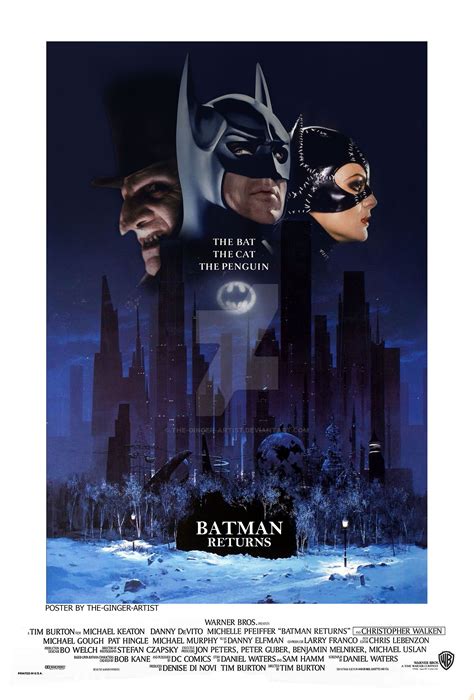 Batman Returns Tribute Poster By The Ginger Artist On Deviantart