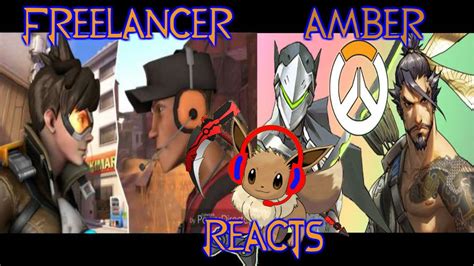 Freelancer Amber Reacts Rap Battle Tracer Vs Scout And Genji Vs Hanzo Youtube