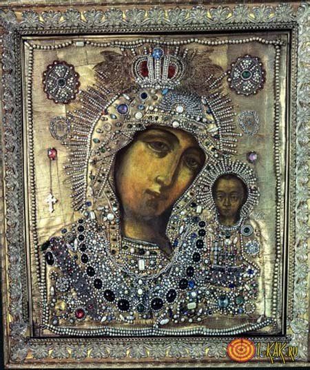 Тихвинская икона божьей матери в окладе, украшенном жемчугом, тихвинский богородичный успенский монастырь по сюжетам иконы можно разделить на: Икона Казанской Божьей Матери: в чем помогает и как ...