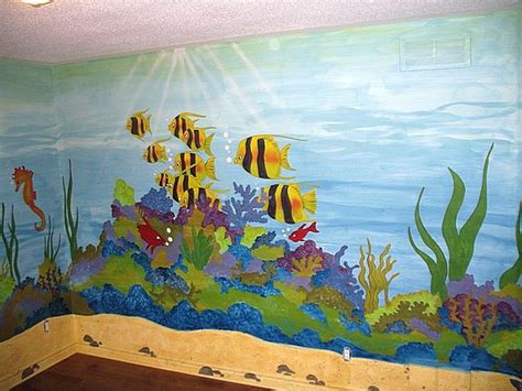 Under The Sea Muralkids Room Ocean Mural Mural Kids Room Murals