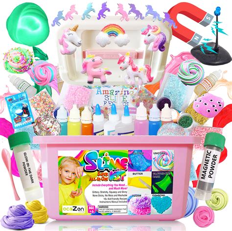 Buy Ice Cream Fluffy Slime Kit For Girls 6 Easter Basket For Girls