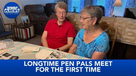 Longtime Pen Pals Meet For The First Time In Conway Youtube