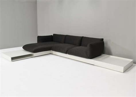 Original Cor Jalis Sofa By Jehs And Laub With Wood Base And Coffee Table