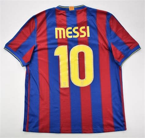 2009 10 Fc Barcelona Messi Shirt L Football Soccer European Clubs