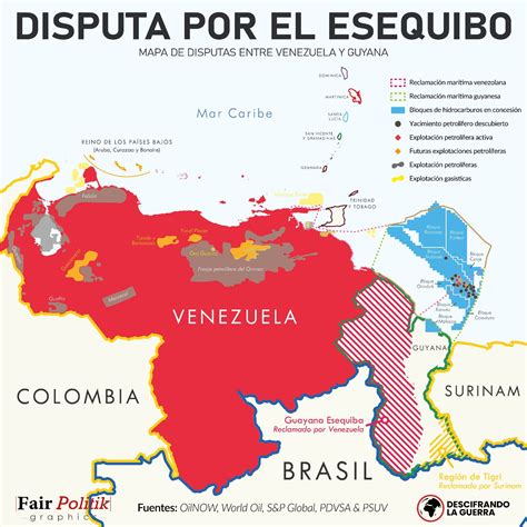 La Disputa Por La Guayana Esequiba 2023 Mapas Milhaud