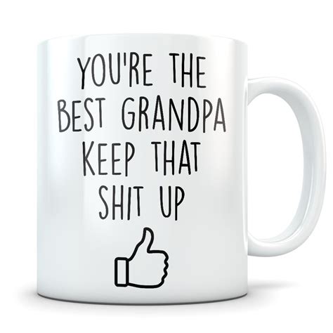 Grandpa Ts Funny Grandpa T Grandpa Mug Grandpa Coffee Etsy