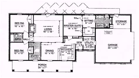 Monsterhouseplans.com offers 29,000 house plans from top designers. Ranch Style House Plans 1800 Square Feet (see description ...