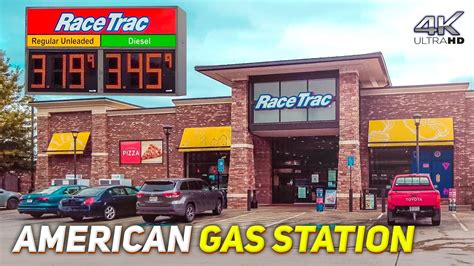 American Gas Station Racetrac Gasoline Price Food Store Restroom My