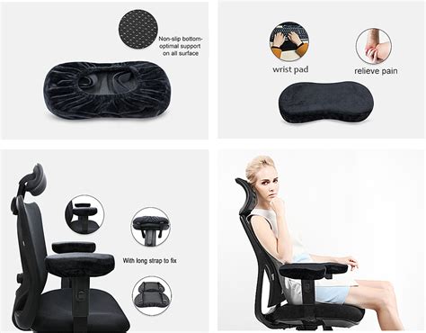 Ergonomic Memory Foam Chair Armrest Pads X X Mm At