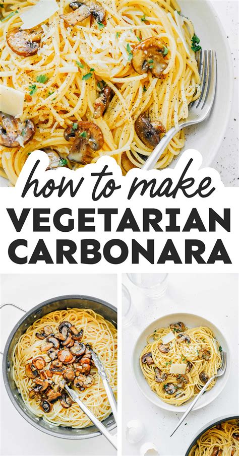 How To Make Vegetarian Carbonara Live Eat Learn