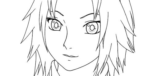 Sakura Haruno from Naruto anime coloring pages for kids, printable free