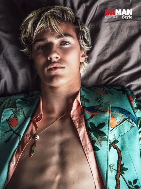 Lucky Blue Smith Gives A Nofilter Interview For Da Man Style Blonde