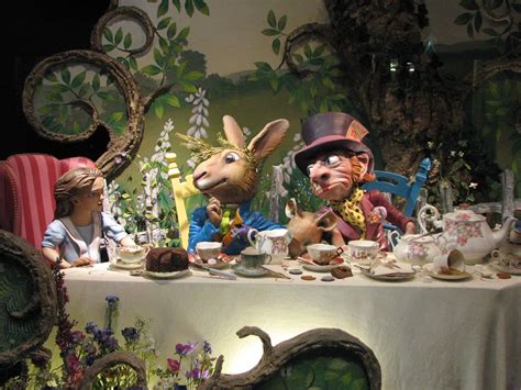 Mad Hatters Tea Party Fortnum And Mason Window Display Flickr