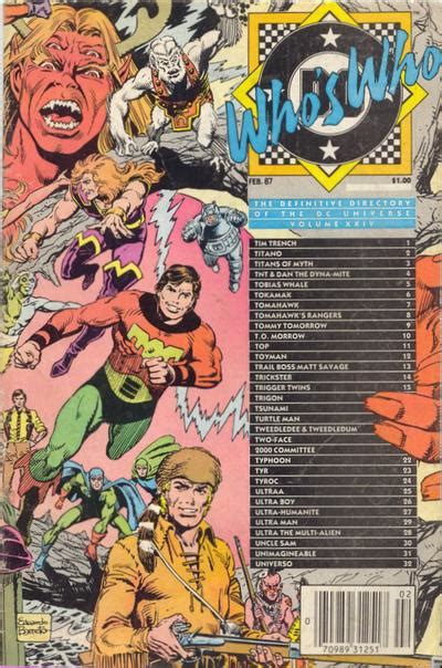 Whos Who The Definitive Directory Of The Dc Universe Vol 1 24 Dc
