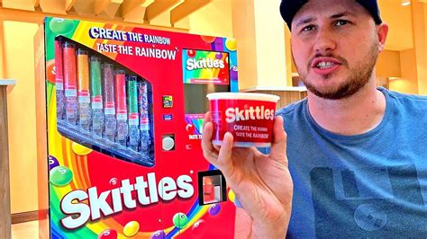 skittles vending machine youtube