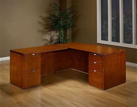 Office Star Kentyp9 L Shaped Desk With Wood Veneer