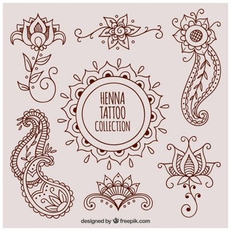 Printable Henna Tattoo Designs