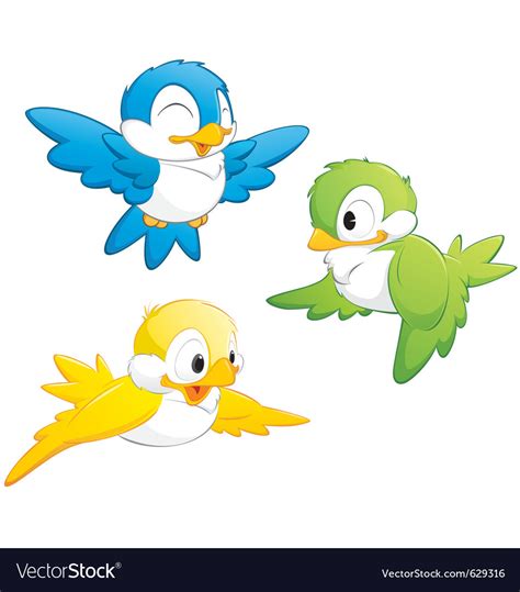 #cartoon bird #bird cartoon #bird comic #bird character #breadwig. Cute cartoon birds vector by mumut - Image #629316 ...