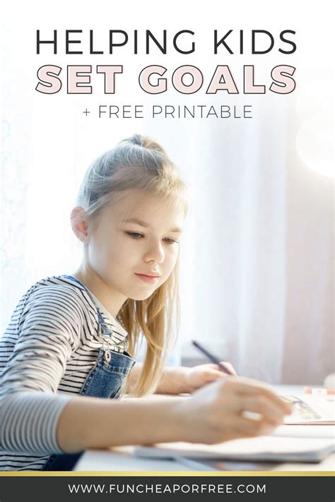 Goal Setting For Kids The How And Why Fun Cheap Or Free