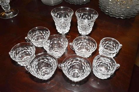 American Fostoria Glassware 10 Pieces Oct 04 2014 Macon Brothers Auctioneers In Wa