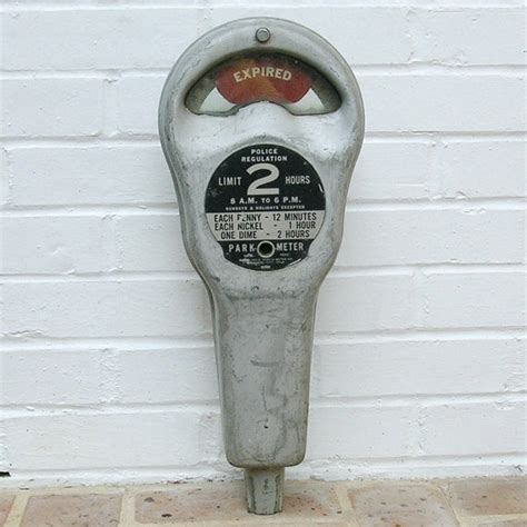 Vintage Parking Meter Vintage Park O Meter Patent Pending