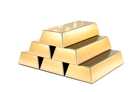 Stapel Von Goldbarren Finanz Und Wertreservekonzept Auf Transparentem