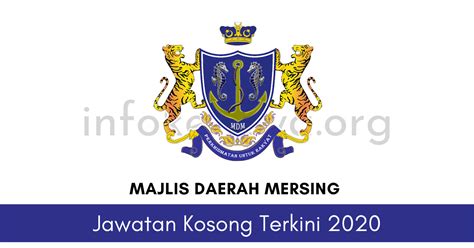 Jika anda sedang mencari kerja kosong 2019 maka anda berada di laman web yang betul. Jawatan Kosong Terkini Majlis Daerah Mersing • Jawatan ...