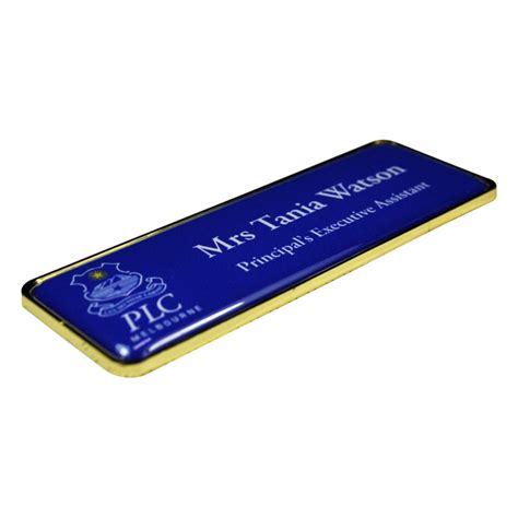Metal Name Badges Magnetpin Fitting Australia Recognition Id