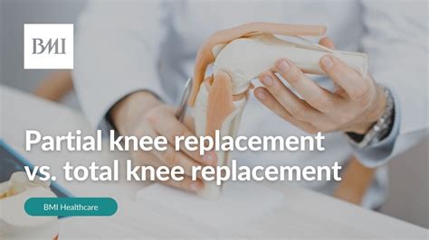 Partial Knee Replacement Vs Total Knee Replacement Bmi Healthcare Youtube