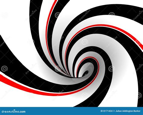 Black And Red Retro Swirl Stock Illustration Illustration Of Bend