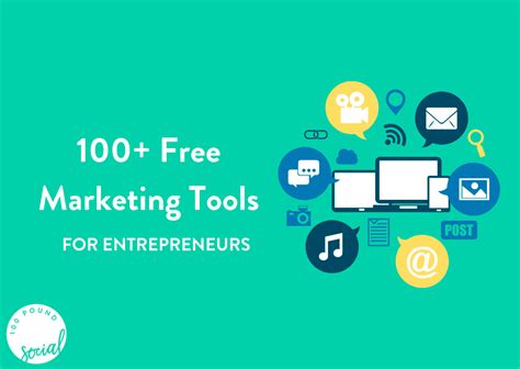 100 Free Marketing Tools For Entrepreneurs Tools 100 Pound Social