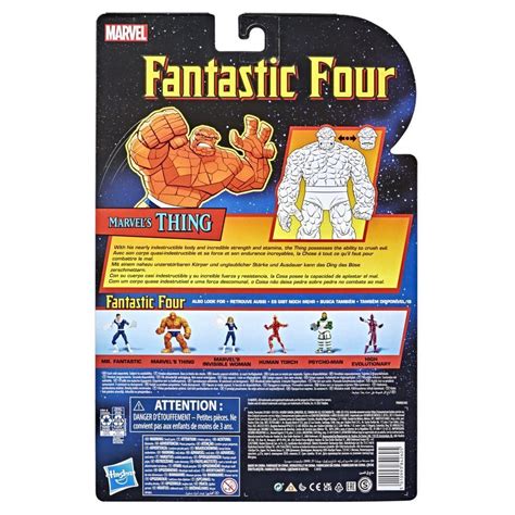 Marvel Legends Series Retro Fantastic Four Marvels Thing Action Figure
