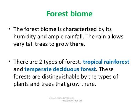 Biomes Facts