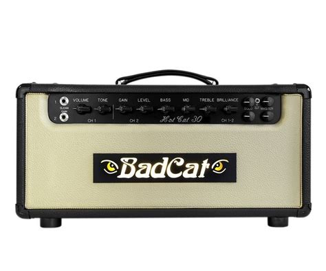 Bad Cat Hot Cat 30 R 30w Guitar Tube Head Black Bad Cats Marshall