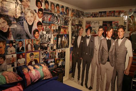 My One Direction bedroom with my amazing life sized cutout! ;) | One ...
