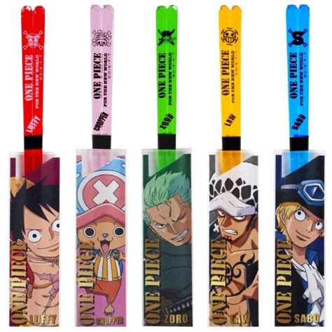 One Piece Pirate Flag Clear Chopstick Luffy Chopper Zoro Sabo