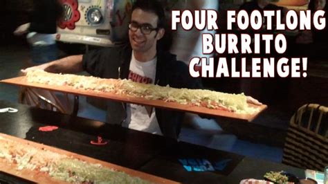 Food Challenge Four Foot Burrito Challenge 8 Lbs W Juan More Bite Freakeating In Las