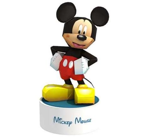 Papermau Classic Mickey Mouse Paper Toy By Paper Replika