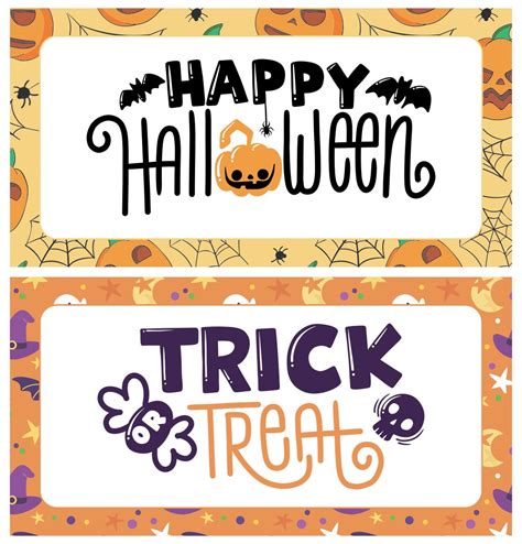 10 Best Happy Halloween Printable Signs - printablee.com
