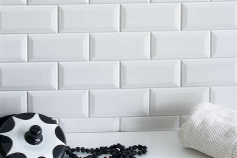 Rivestimento Bianco diamantato lucido e opaco 7,5x15 in ...