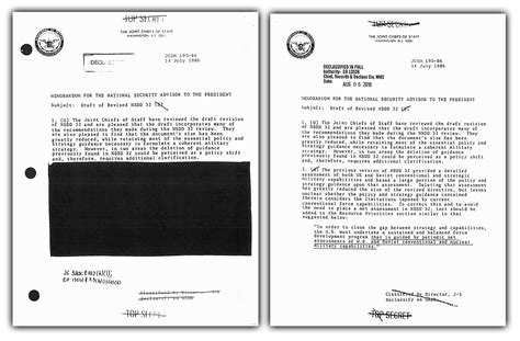 Classified Documents Blacked Out