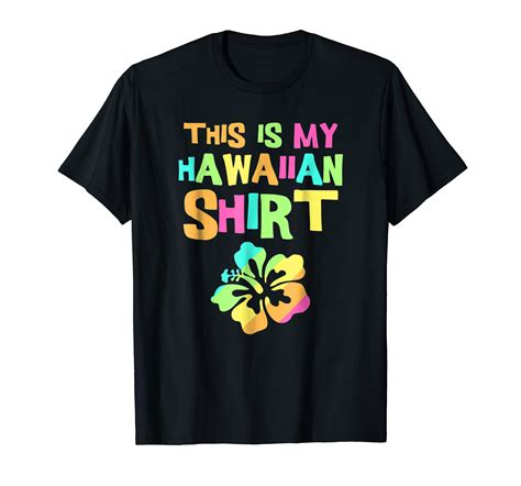 This Is My Hawaiian Shirt Tropical Luau Costume Party Wear Ln Lntee