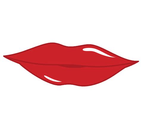 Red Lips Art Clipart Best